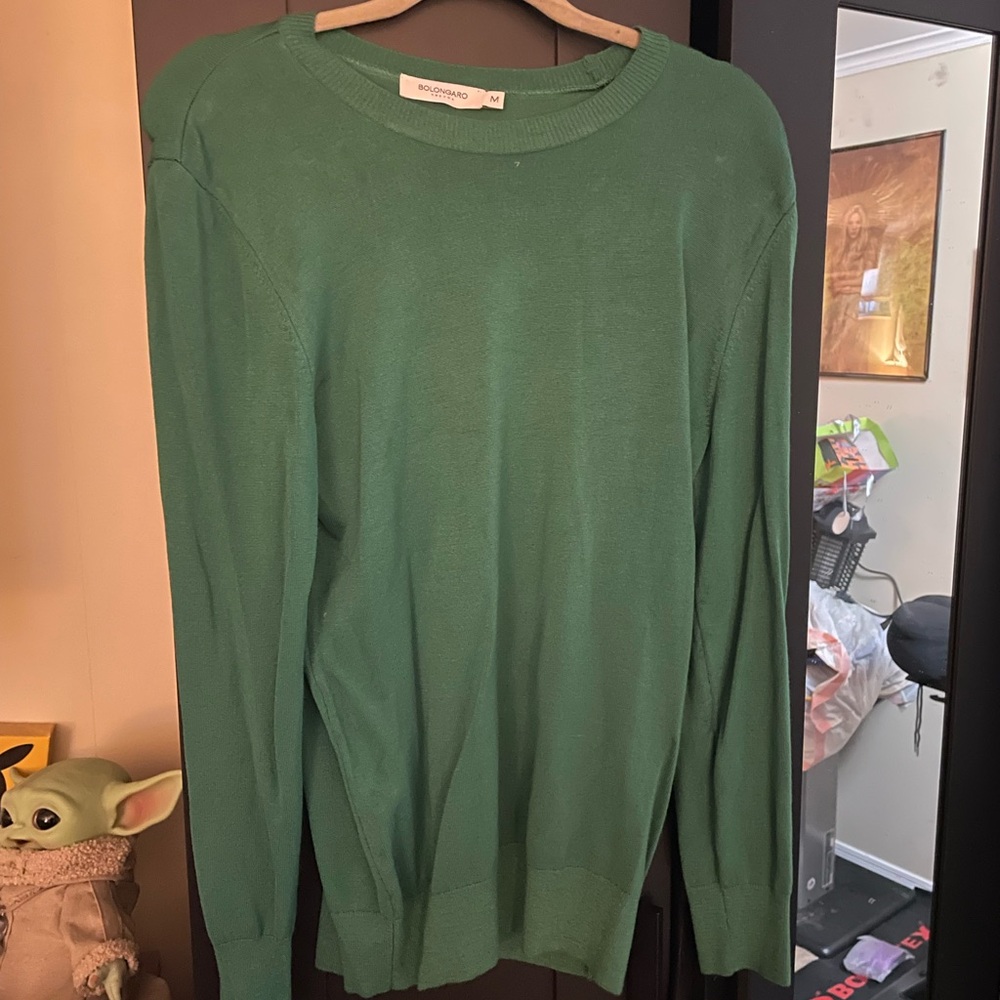 Bonobos Men's Crewneck Sweater in Green